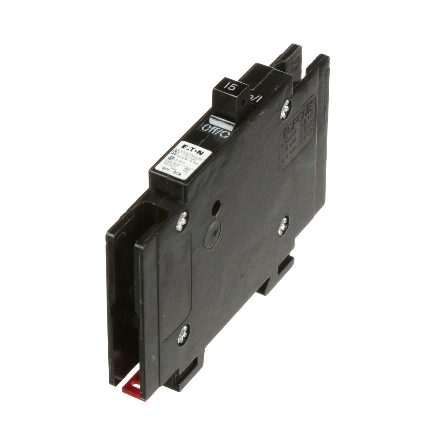 Cutler Hammer QCR1015 Circuit Breaker | 120V 15A 1P 22kA@120V Feed-Thru QUICKLAG