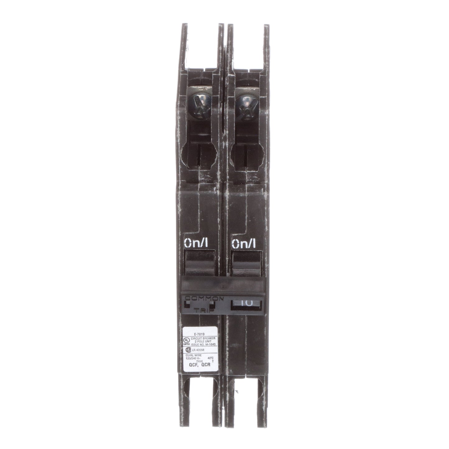 Cutler Hammer QCR2010T Circuit Breaker | QUICKLAG QCR 240V 10A