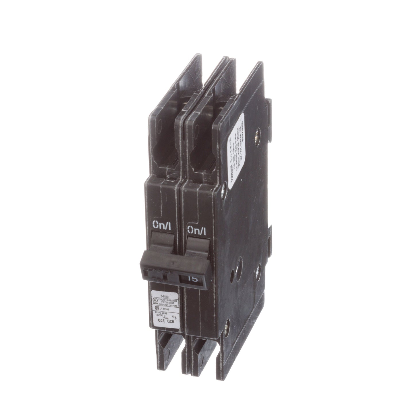 Eaton QCR2015T Circuit Breaker Load Center | 240V 15A 1-Phase 2-Pole QUICKLAG