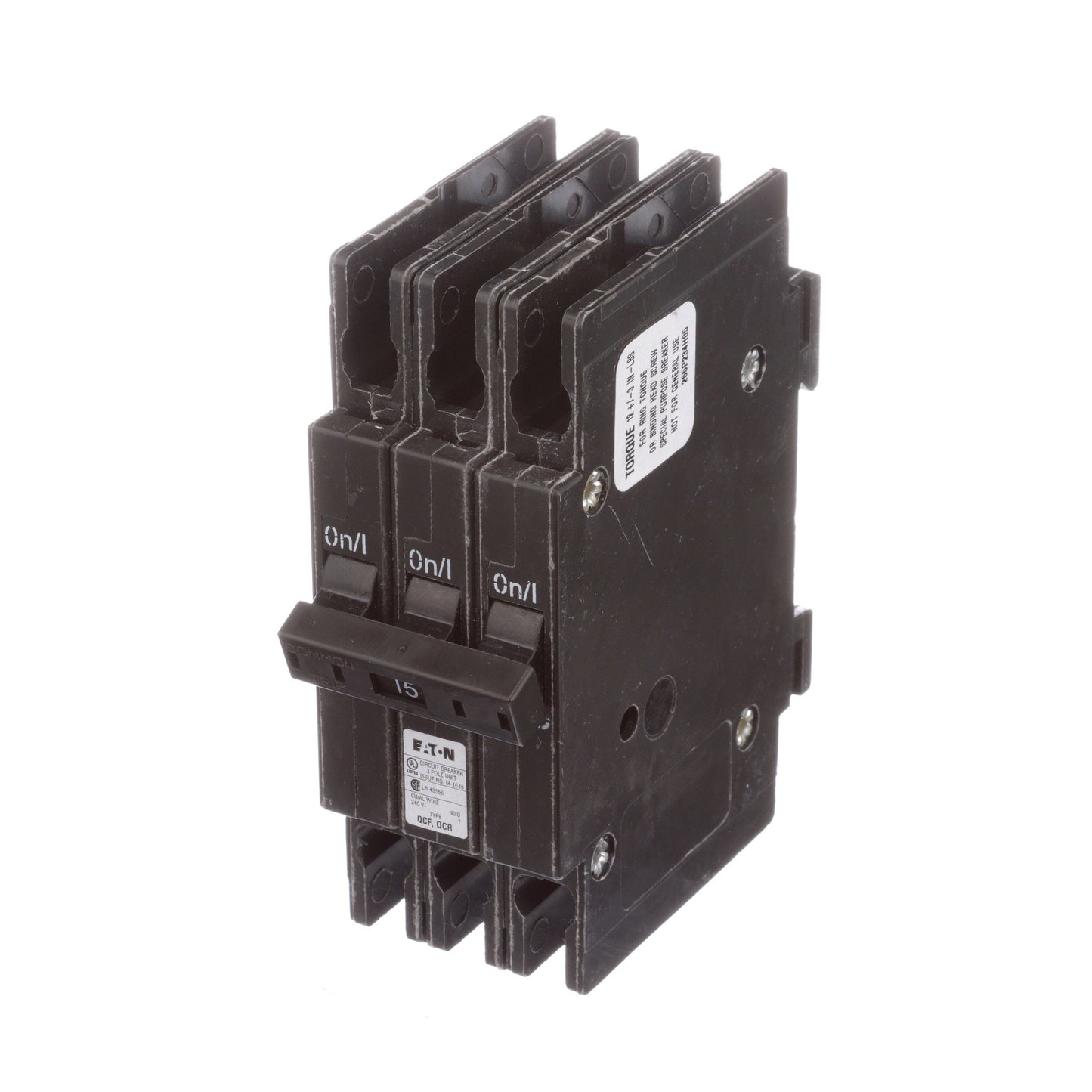 Cutler Hammer QCR3015HT Circuit Breaker | QUICKLAG QCR 240V 15A