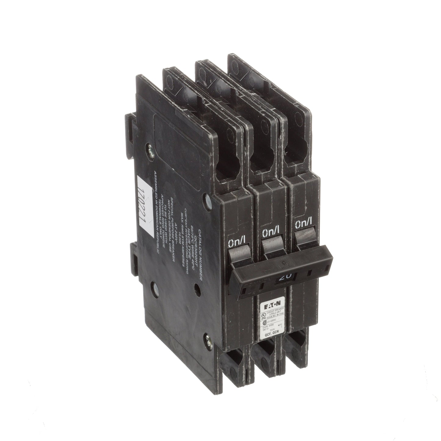 Cutler Hammer QCR3020HT Circuit Breaker | QUICKLAG QCR 240V 20A