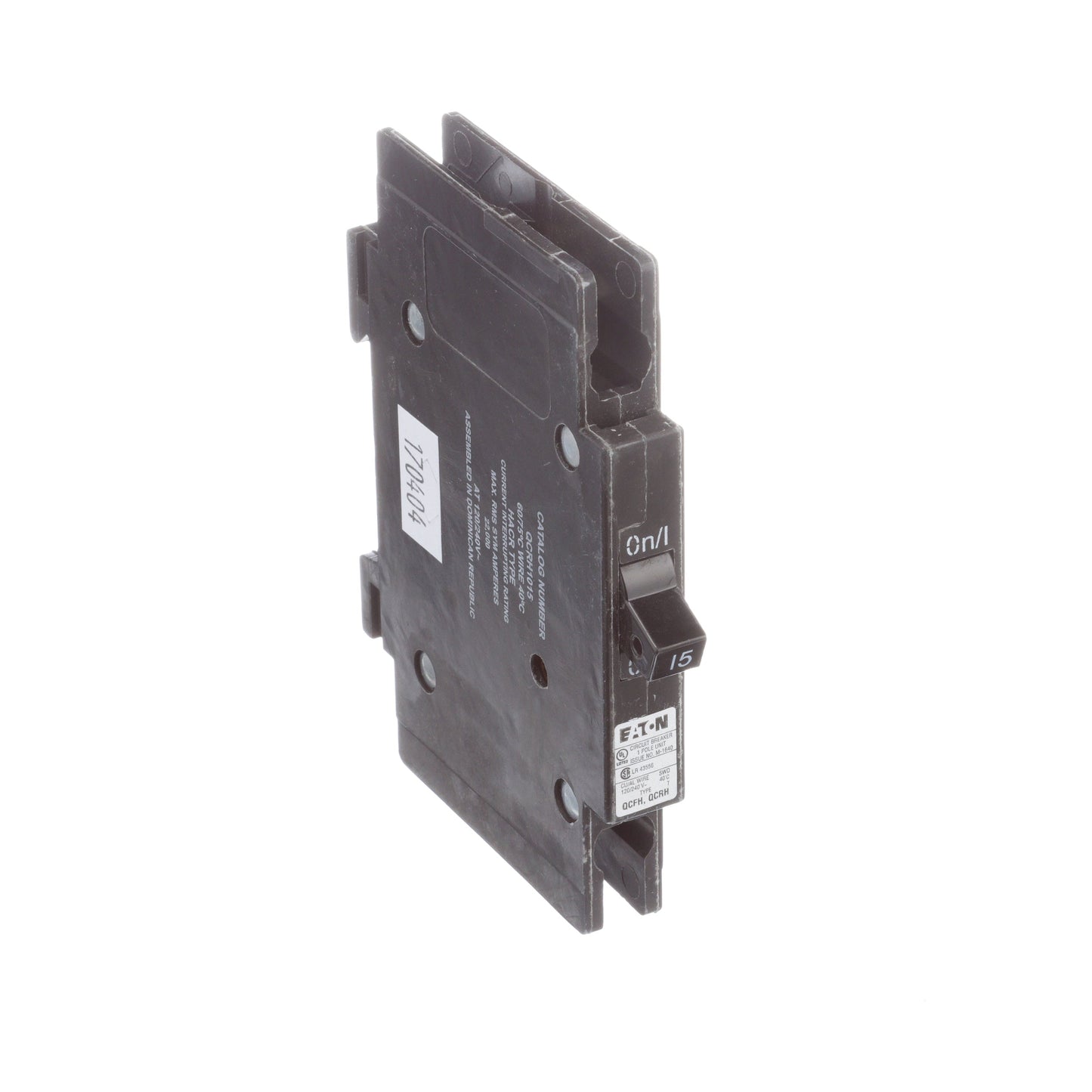 Eaton QCRH1015 Circuit Breaker | Molded Case QUICKLAG Series
