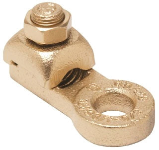 Burndy QDA1C Heavy Duty Copper Lug Connector | #4-1 AWG 3/8" Stud Rounded Tongue