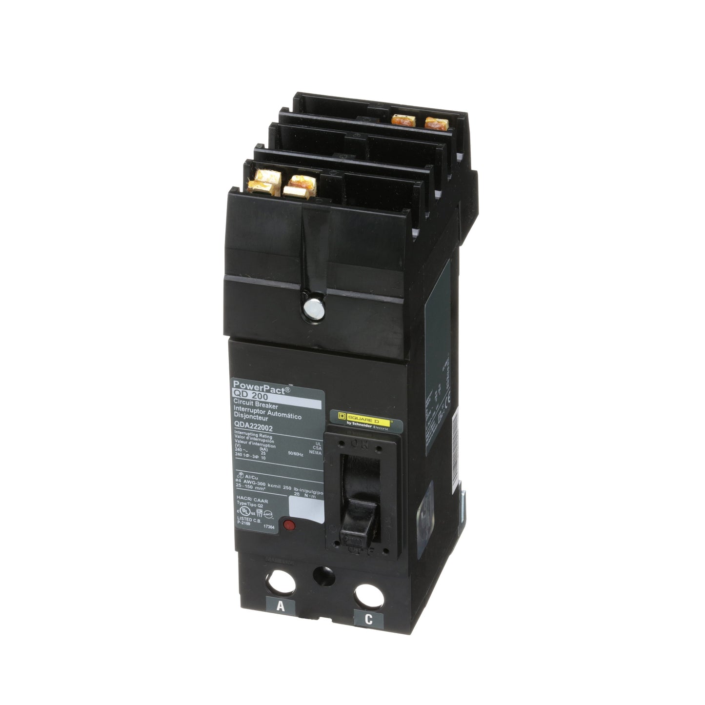 Square D QDA222002 Circuit Breaker | I-Line QDA 240V 200A