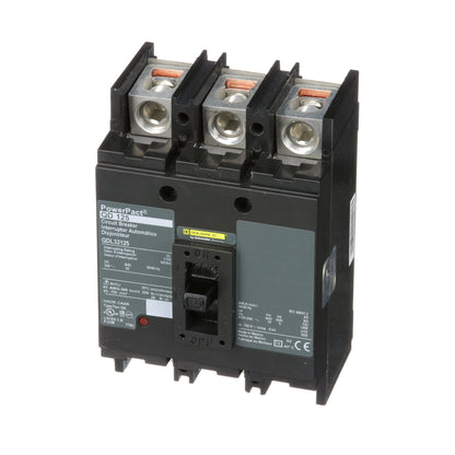 Square D QDL32125 Circuit Breaker | 240V 125A 3P 25kA@240V Bolt-On Powerpact