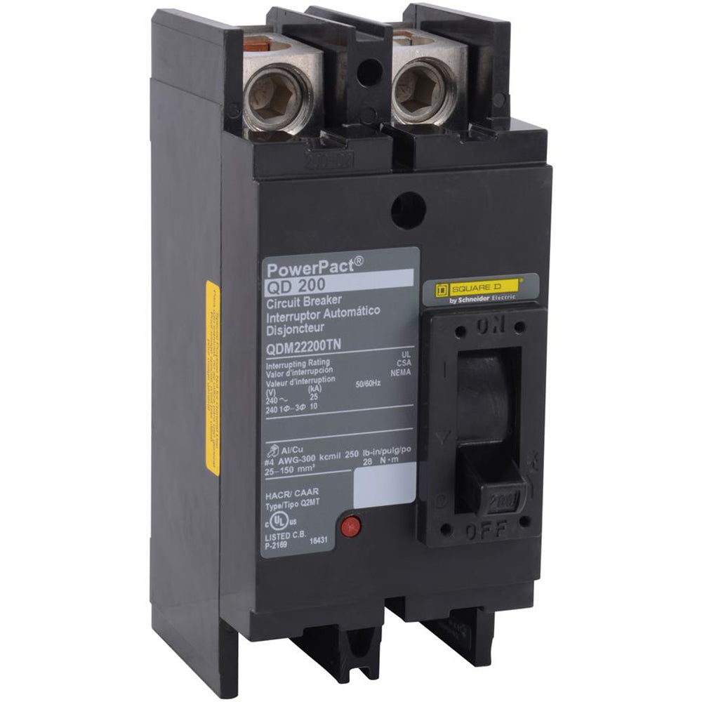 Schneider Electric QDM22125TN Circuit Breaker | Powerpact QDM 240V 125A