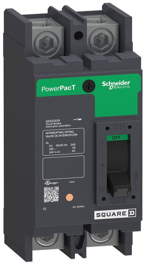 QDP22125TM - Schneider Electric/ Square D Bolt-On 125 Amp 2 Pole Circuit Breaker - Essential Electric Supply