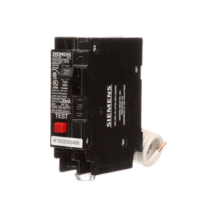 Siemens QE120 Circuit Breaker | 240V 20A 1P 10kA@120V Plug-In Q Series