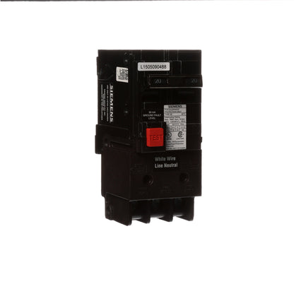 Siemens QE220 Circuit Breaker | 240V 20A 2P 10kA@240V Plug-In Q Series