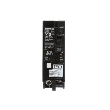 Siemens QF125A Circuit Breaker | 25A 1P Molded Case