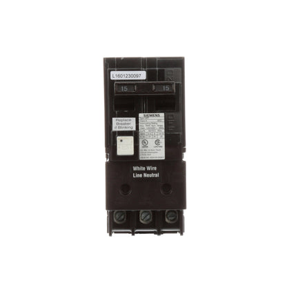 Siemens QF215A Circuit Breaker | 240V 15A 2P 10kA@240V Plug-In Q Series