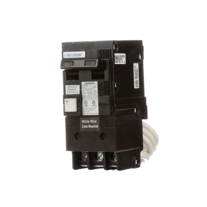 Siemens QF215A Circuit Breaker | 240V 15A 2P 10kA@240V Plug-In Q Series