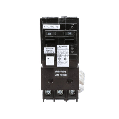 Siemens QF240A Circuit Breaker | 120/240V 40A 2P 10kA@240V Plug-In Q Series