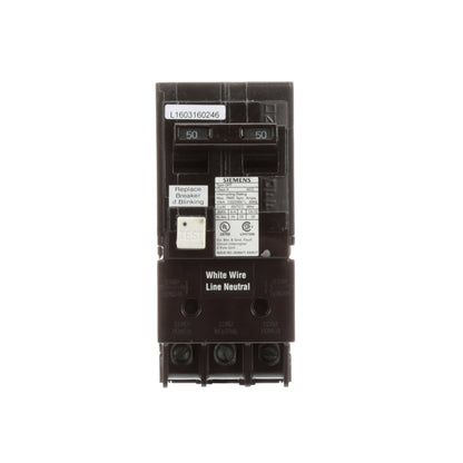 Siemens QF250A Circuit Breaker | 120/240V 50A 2P Plug-In 10kA@240V Q Series