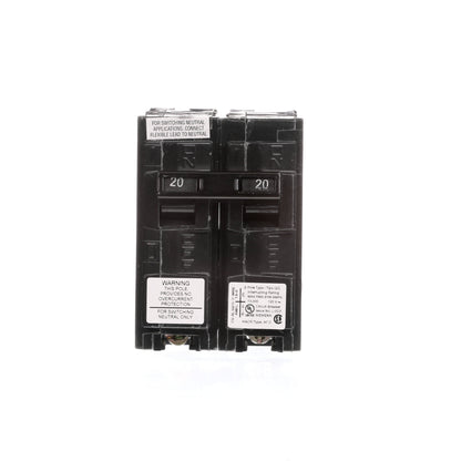 Siemens QG220 Circuit Breaker | 120V 20A 2P 10kA@120V Plug-In Q Series