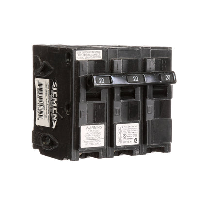 Siemens QG320 Circuit Breaker | 240V 20A 3P 10kA@240V Plug-In Q Series