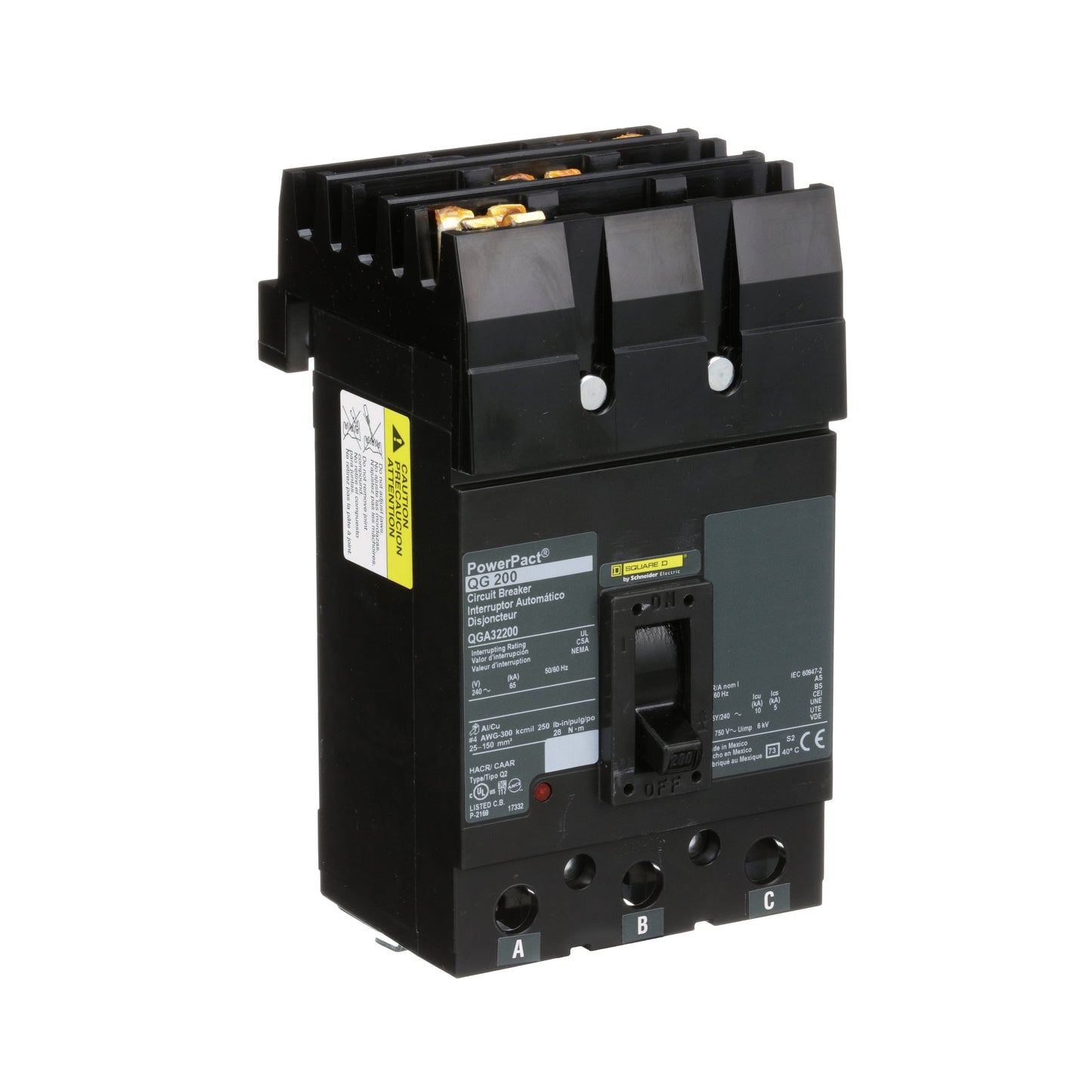 Square D QGA32200 Circuit Breaker | I-Line QGA 240V 200A