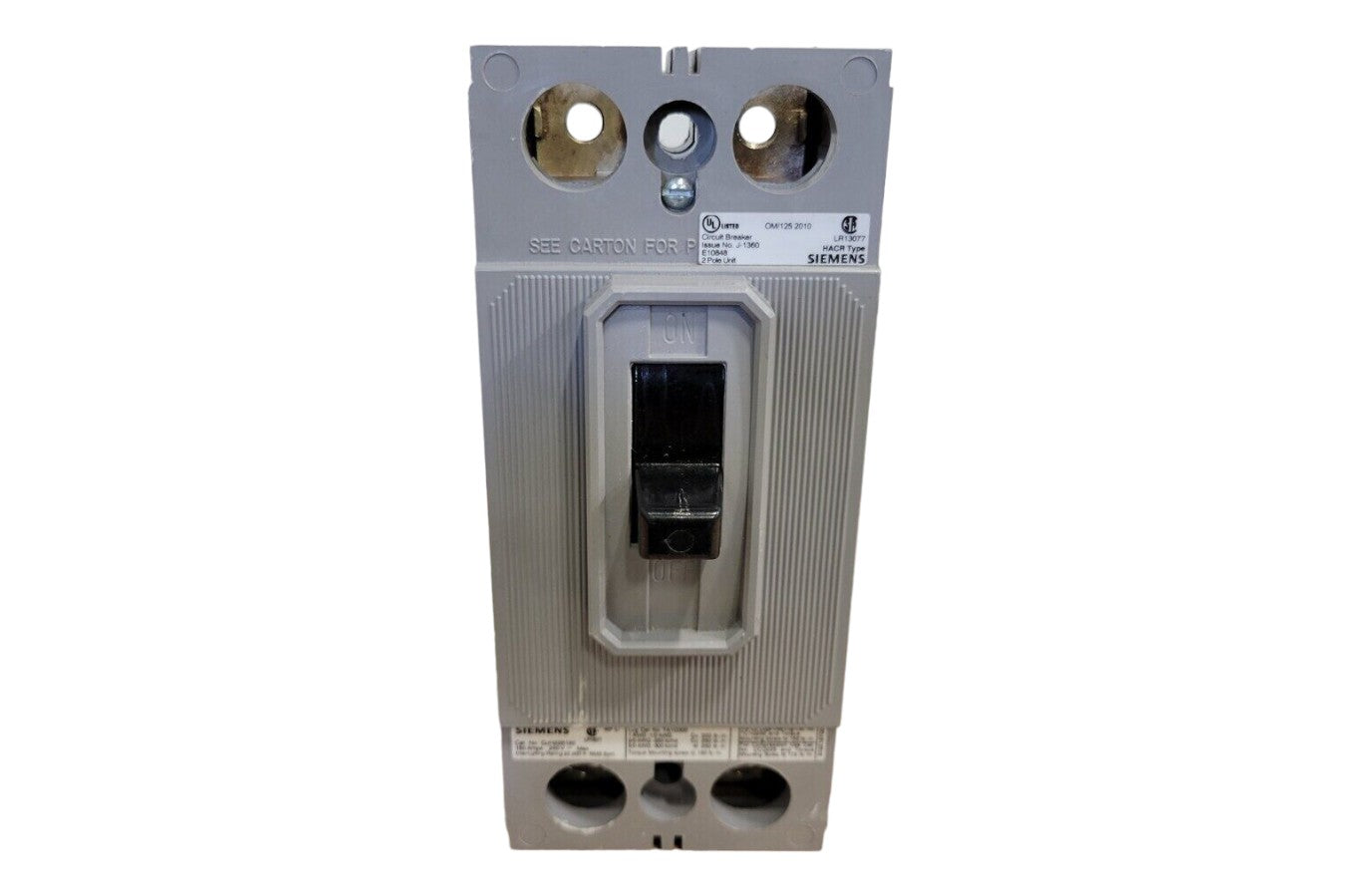 QJH22B060 - Siemens Bolt-On 240V 60A 2 pole circuit breaker 22kA@240V - Essential Electric Supply