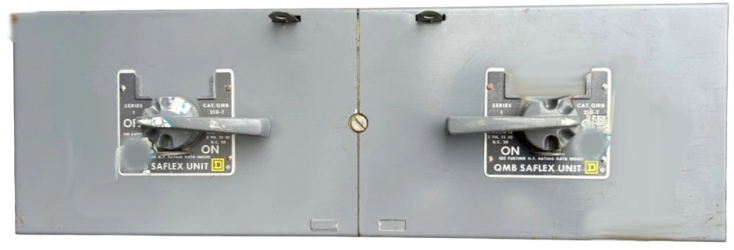 Square D QMB210T Switch | 240V 100A 1 Phase 2 Pole Fusible Panel Mount QMB Saflex