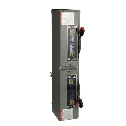 Square D QMB221TW Panel Mount Switch | 240V 30A 1 Phase 2 Pole Fusible QMB Series E1-E2