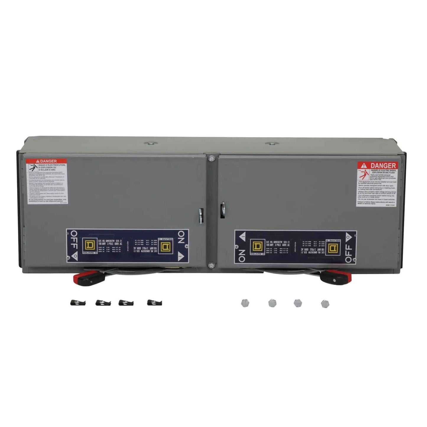Square D QMB363TW Panel Mount Switch | 600VAC 100A 3P Fusible QMB Series E1-E2
