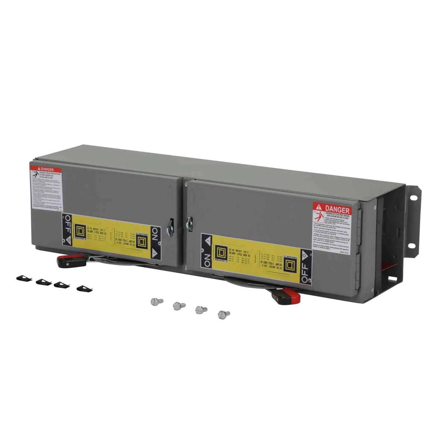 Square D QMJ363T Panel Mount Switch | 600V 100A 3P Fusible QMB Series E1-E2