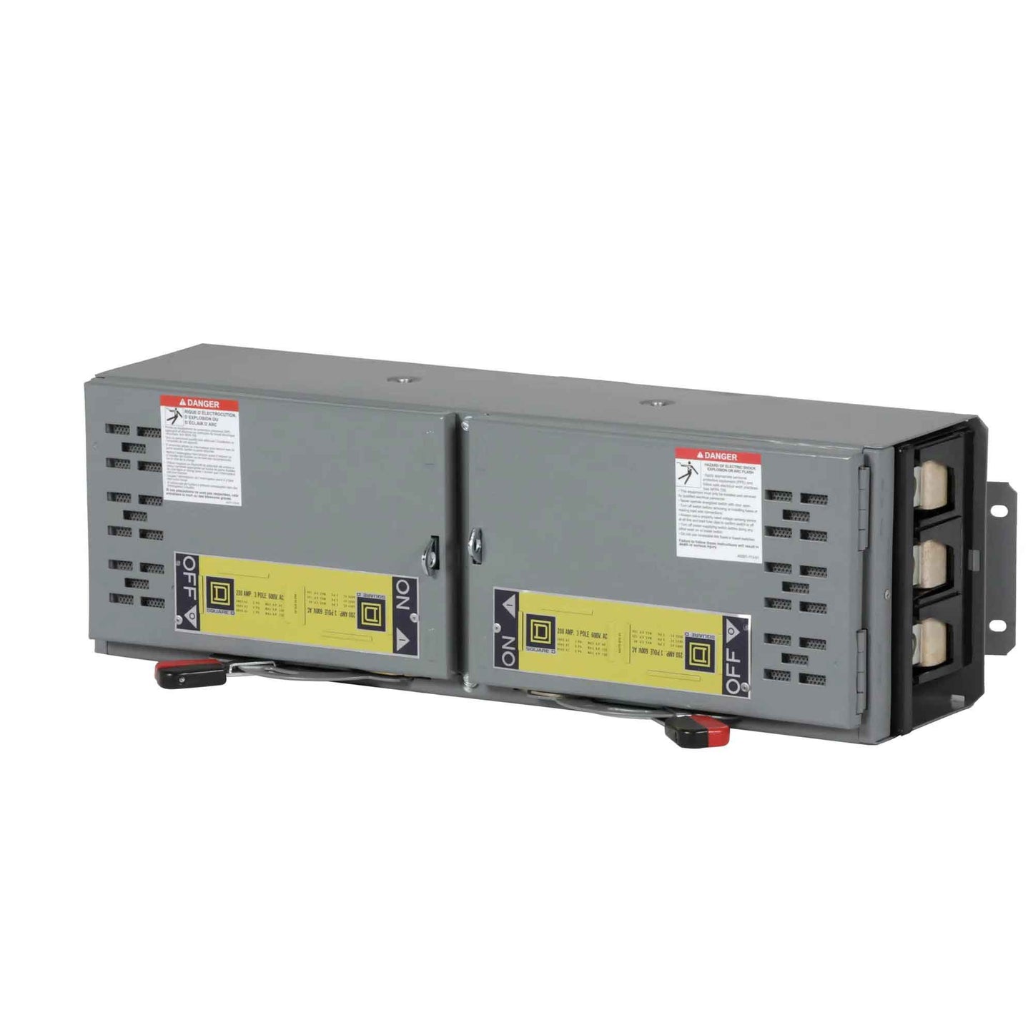 Square D QMJ364T Panel Mount Switch | 600V 200A 3P Fusible QMB Series E1-E2