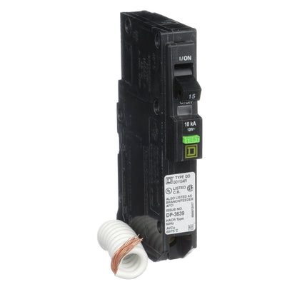 QO115AFI - Square D Plug-In 120V 15A 1 pole circuit breaker 10kA@120V - Essential Electric Supply