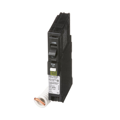 Square D QO115CAFI Circuit Breaker 120V 15A 1P 10kA@120V Plug-In QO Series