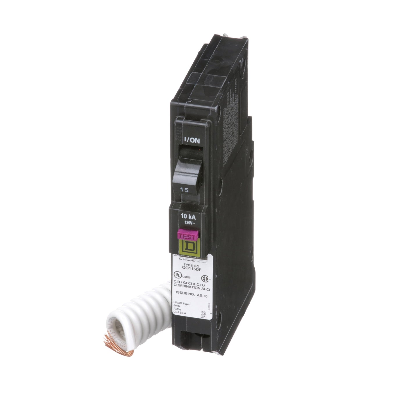 Square D QO115DF Circuit Breaker | QO SEries QO-DF 120V 15A