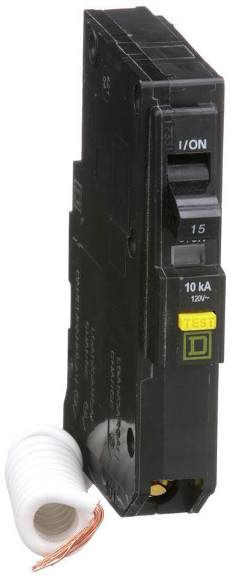 QO115GFI - Square D Plug-In 15 Amp 1 Pole Circuit Breaker - Essential Electric Supply