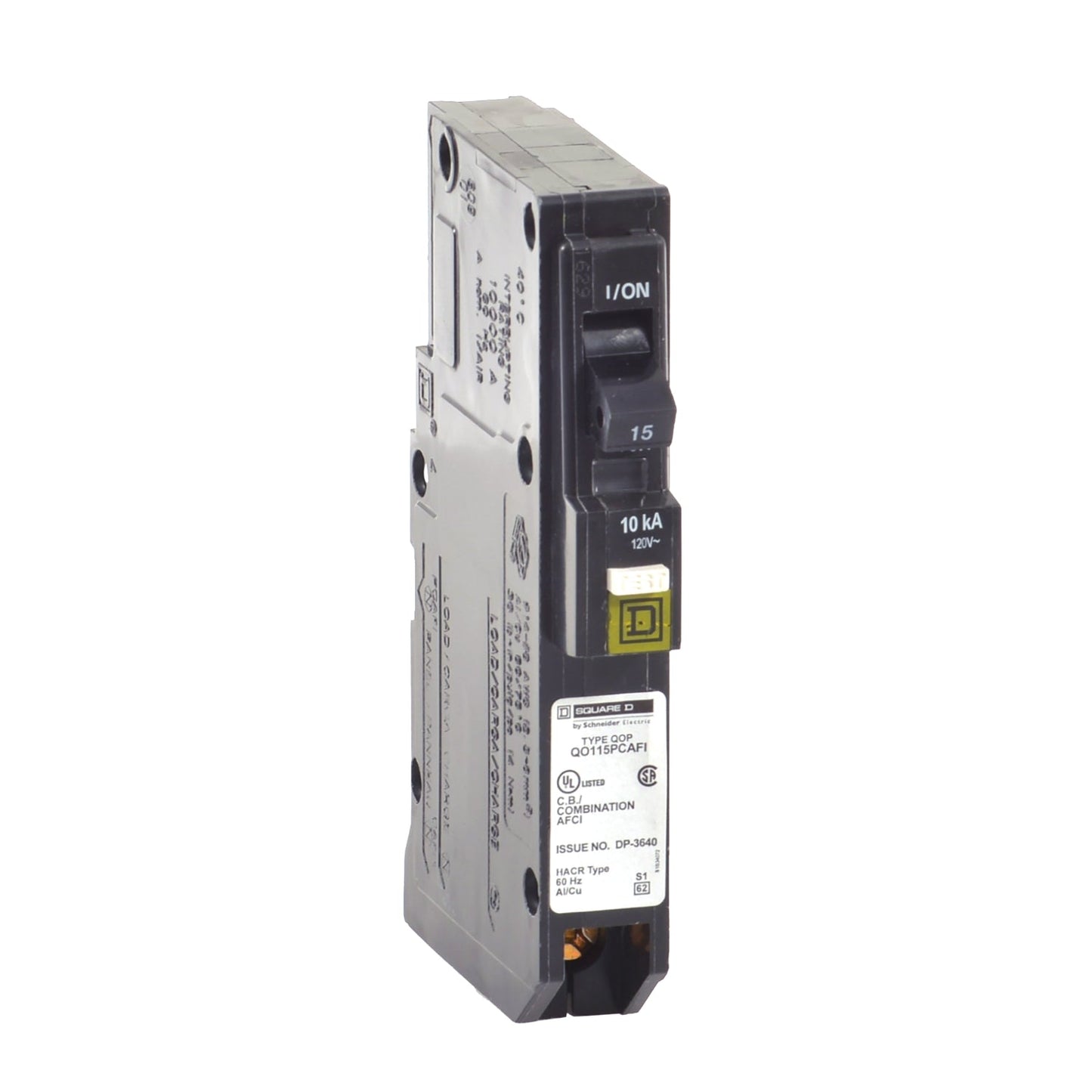 QO115PCAFI - Square D Plug-In 15 Amp 1 Pole Circuit Breaker - Essential Electric Supply