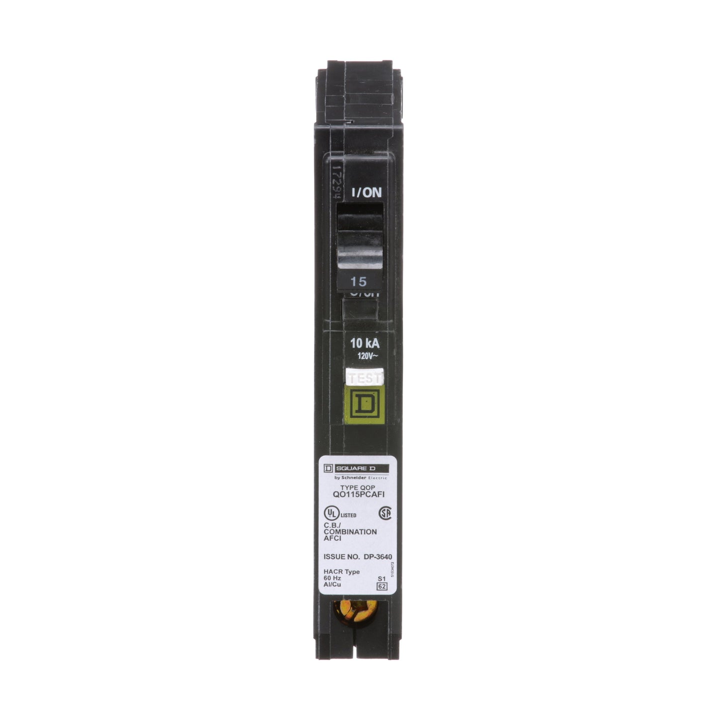 Square D QO115PCAFI Circuit Breaker | QO Series QO 120V 15A