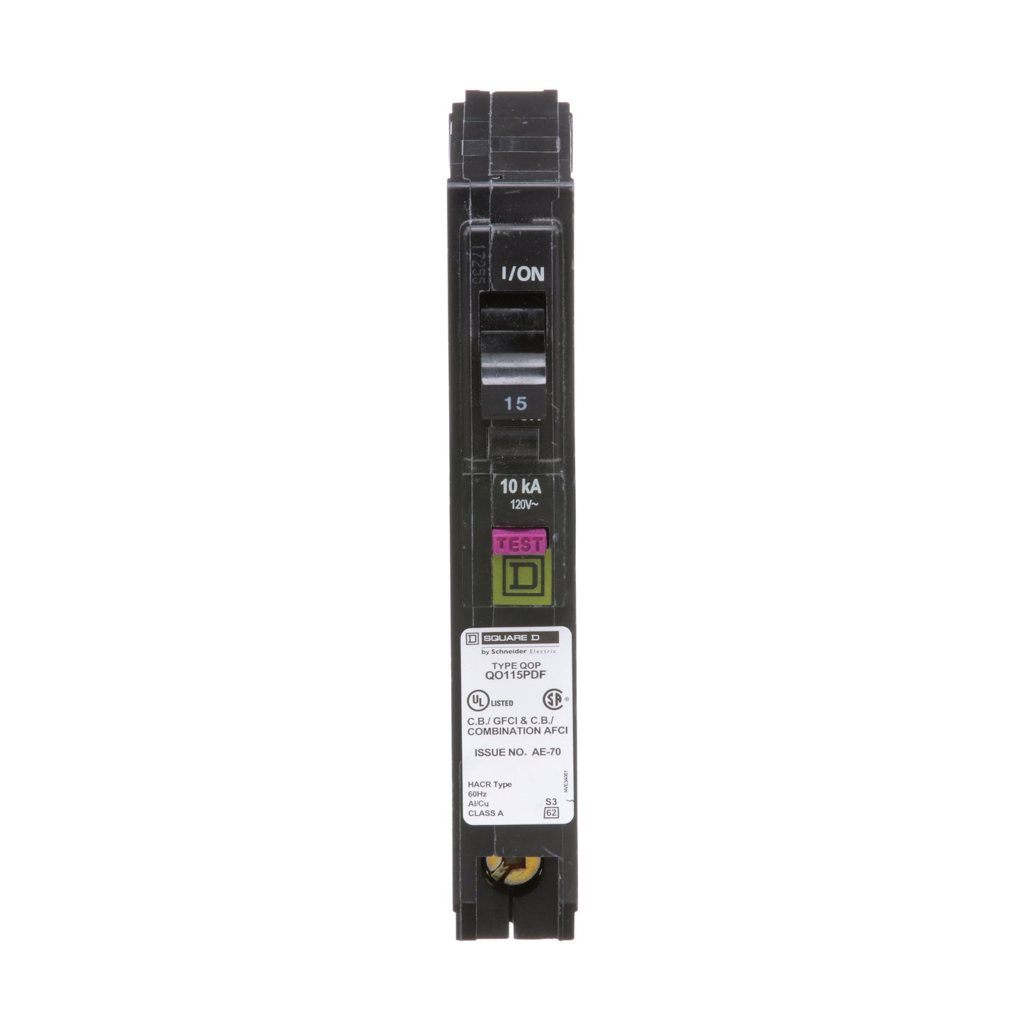 Square D QO115PDF Circuit Breaker | QO Series QO-DF 120V 15A