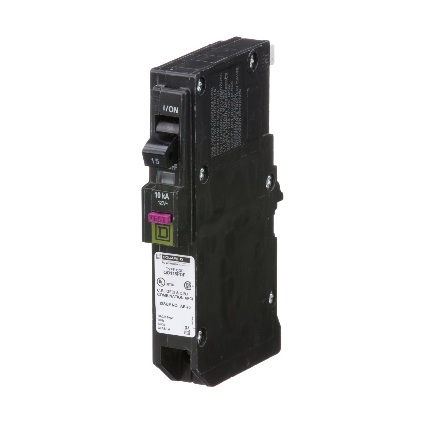 Square D QO115PDF Circuit Breaker | QO Series QO-DF 120V 15A