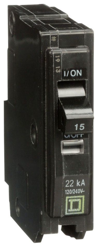 QO115VH - Square D Plug-In 15 Amp 1 Pole Circuit Breaker - Essential Electric Supply