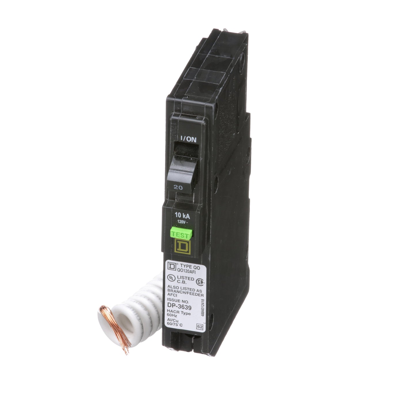 Square D QO120AFI Circuit Breaker | QO Series QO-AF 120V 20A