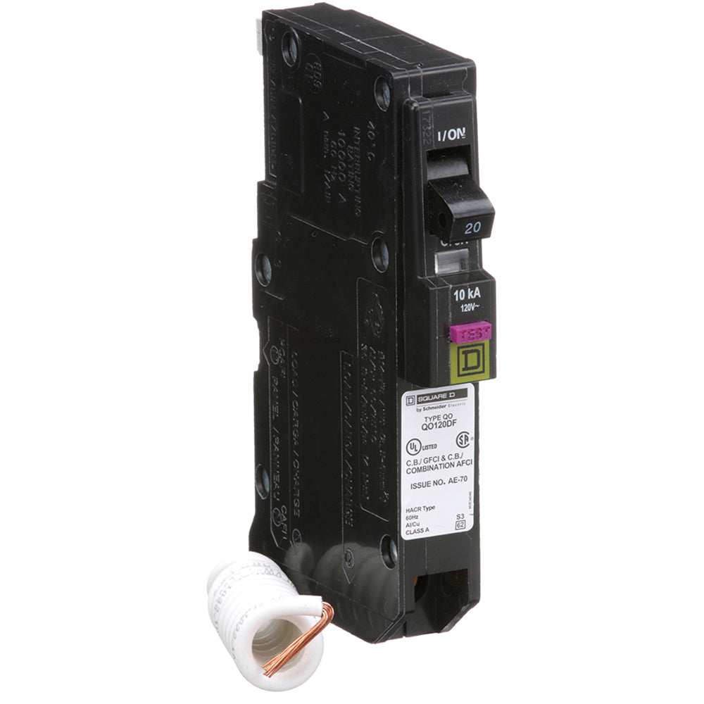 Square D QO120DF Circuit Breaker | QO SEries QO-DF 120V 20A