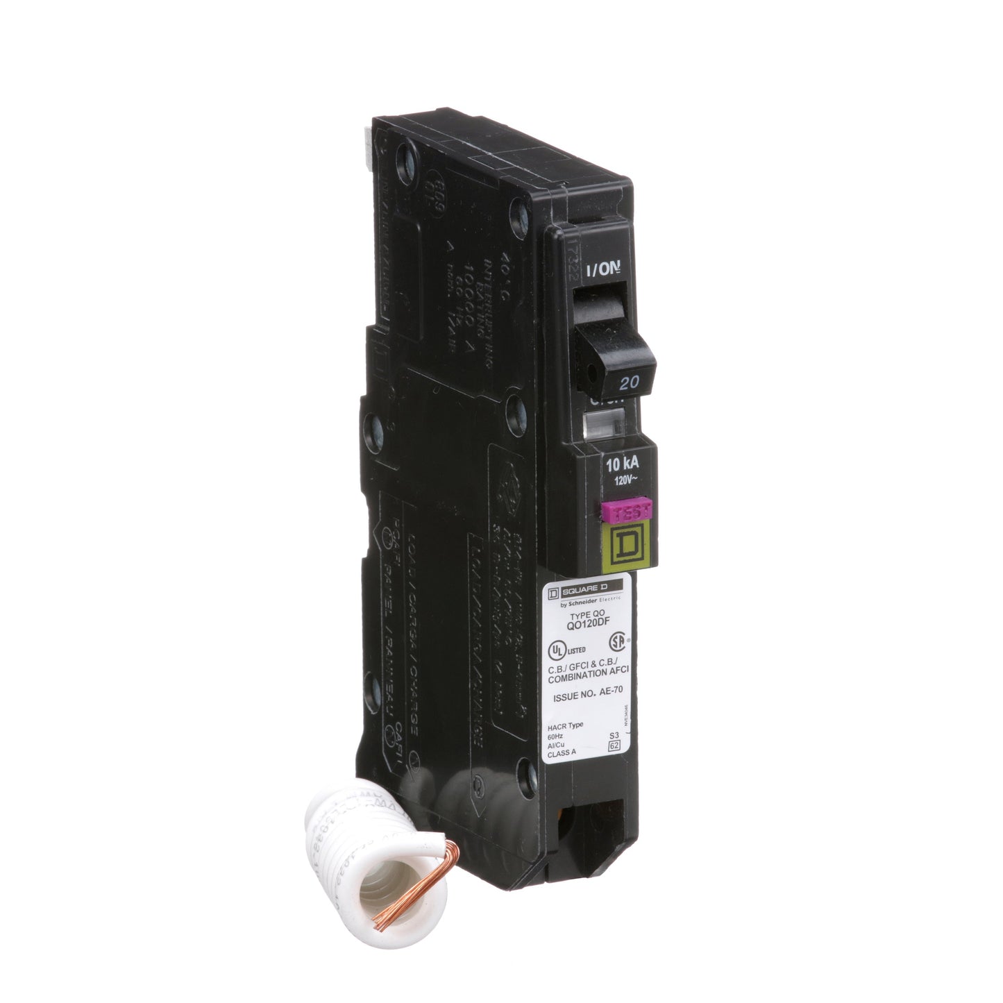 Square D QO120DF Circuit Breaker | QO SEries QO-DF 120V 20A