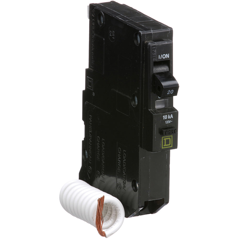 Square D QO120EPD Circuit Breaker 120/240V 20A 1P 10kA@120V Plug-In QO Series