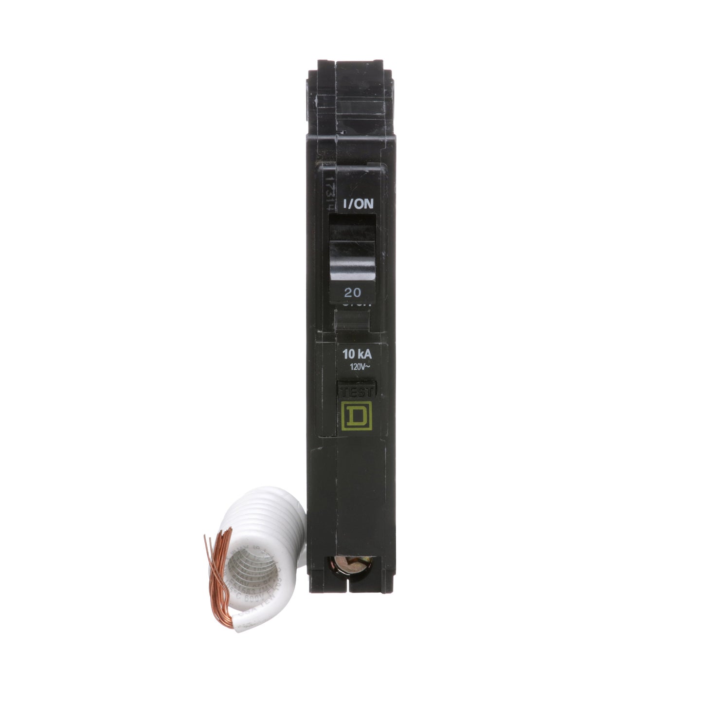 Square D QO120EPD Circuit Breaker 120/240V 20A 1P 10kA@120V Plug-In QO Series