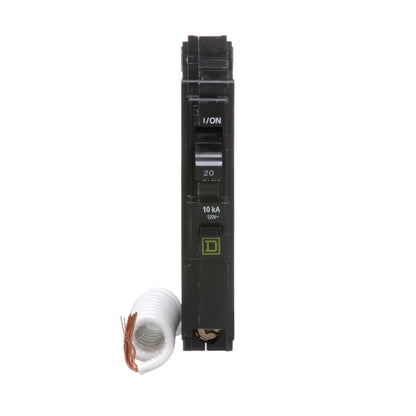 Square D QO120EPD Circuit Breaker 120/240V 20A 1P 10kA@120V Plug-In QO Series