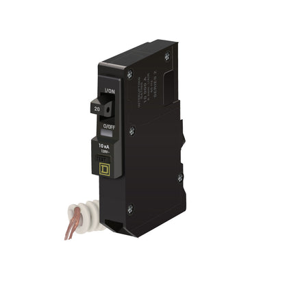 Square D QO120EPD Circuit Breaker 120/240V 20A 1P 10kA@120V Plug-In QO Series