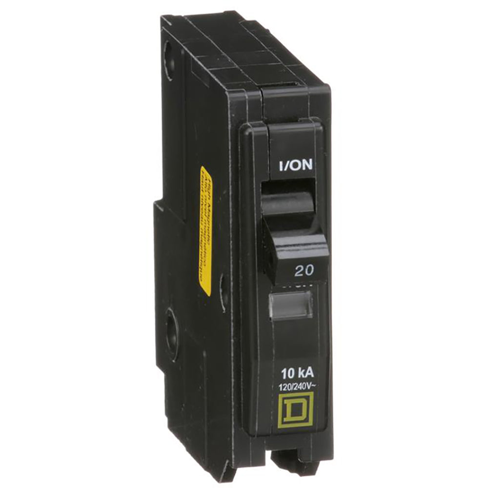 Square D QO120HM Circuit Breaker | 120V 20A 1P 10kA@120V Plug-In QO Series