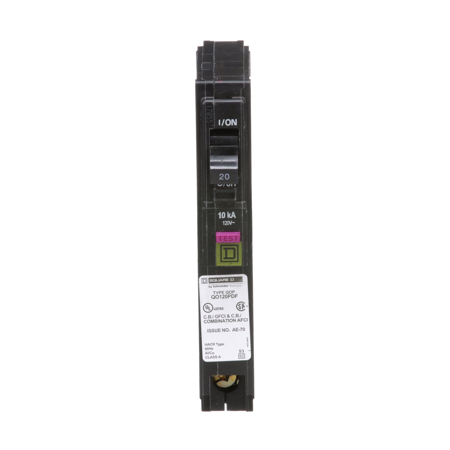 Square D QO120PDF Circuit Breaker | QO SEries QO-DF 120V 20A