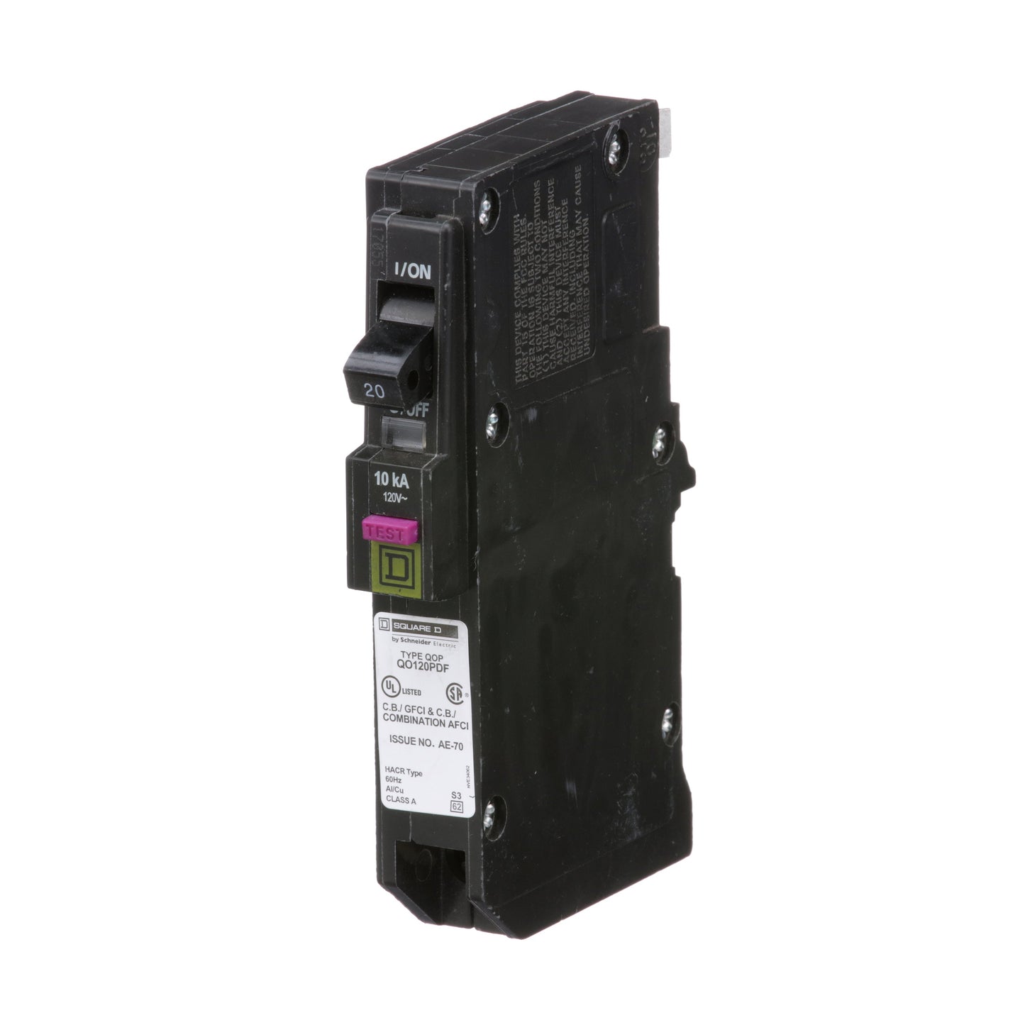 Square D QO120PDF Circuit Breaker | QO SEries QO-DF 120V 20A