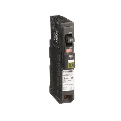 Square D QO120VHPCAFI Circuit Breaker | 120V 20A 1P 22kA@120V Plug-In QO Series