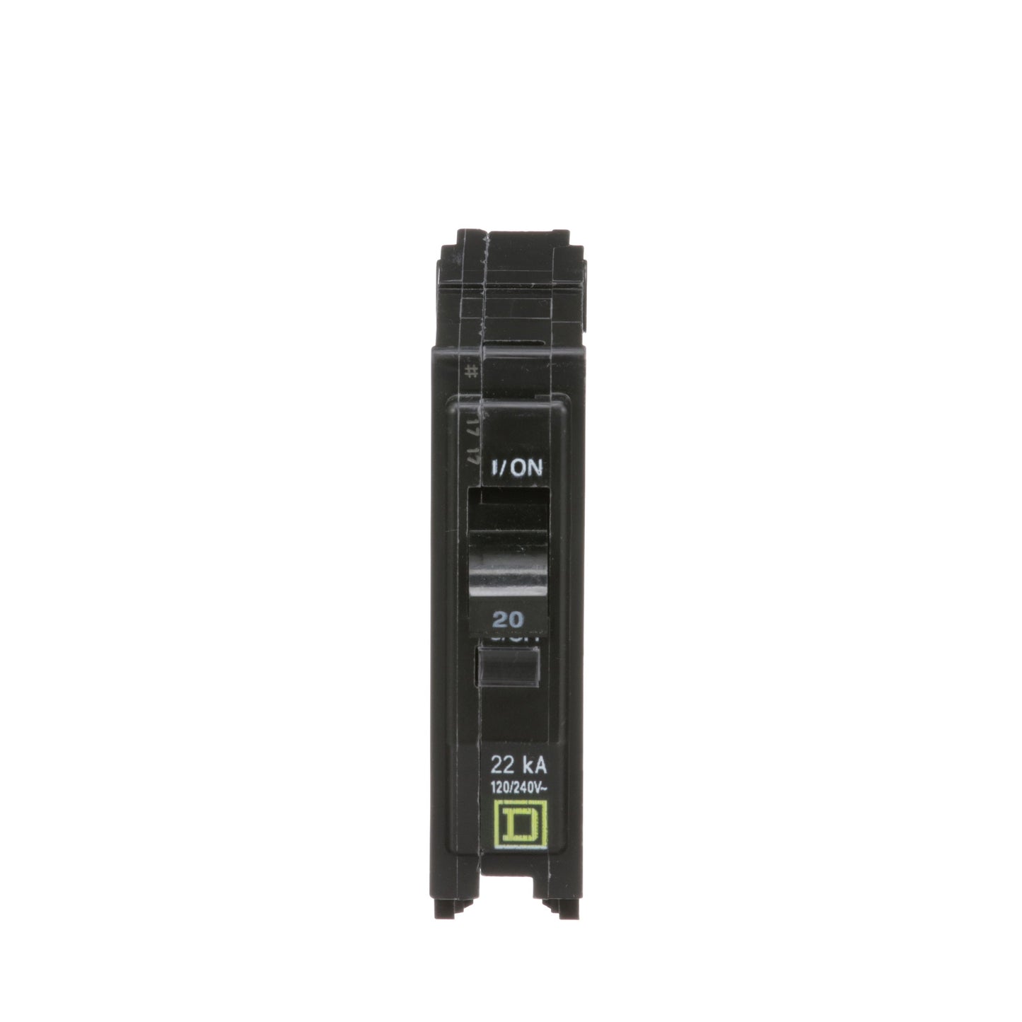 Square D QO120VH Circuit Breaker | 120/240V 20A 1P 22kA@240V Plug-In QO Series