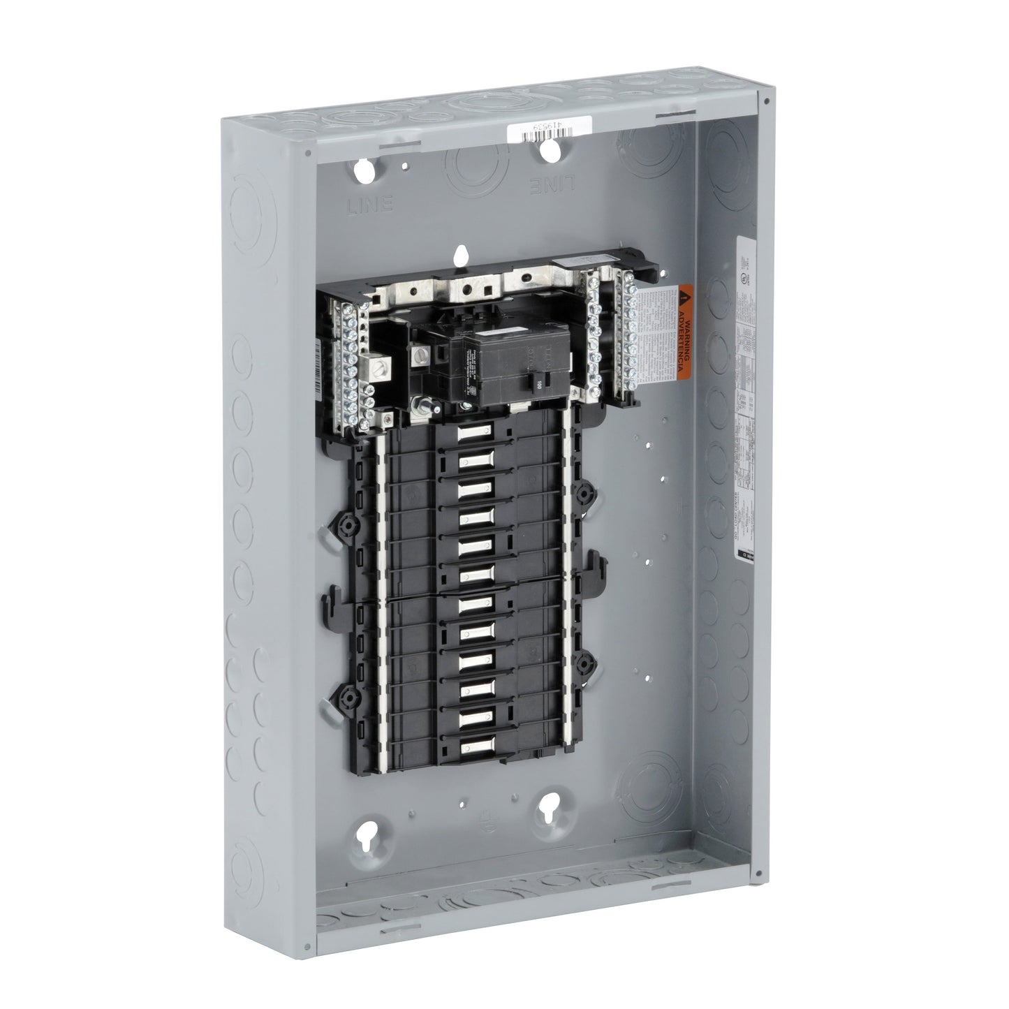 Schneider Electric QO124M100P Circuit Breaker Enclosure | 120/240 AC Square D
