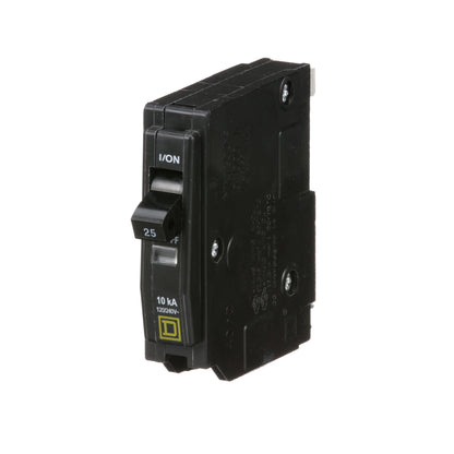 Square D QO125 Circuit Breaker | 120/240V 25A 1P 10kA@240V Plug-In QO Series